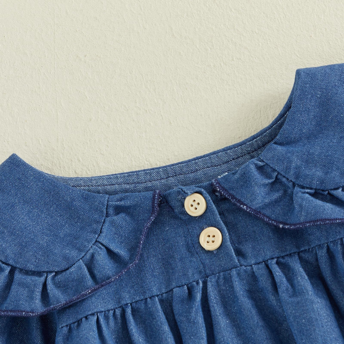 Newborn Baby Girl Romper Peter Pan Collar Bodysuit Infant Bodysuit Fall