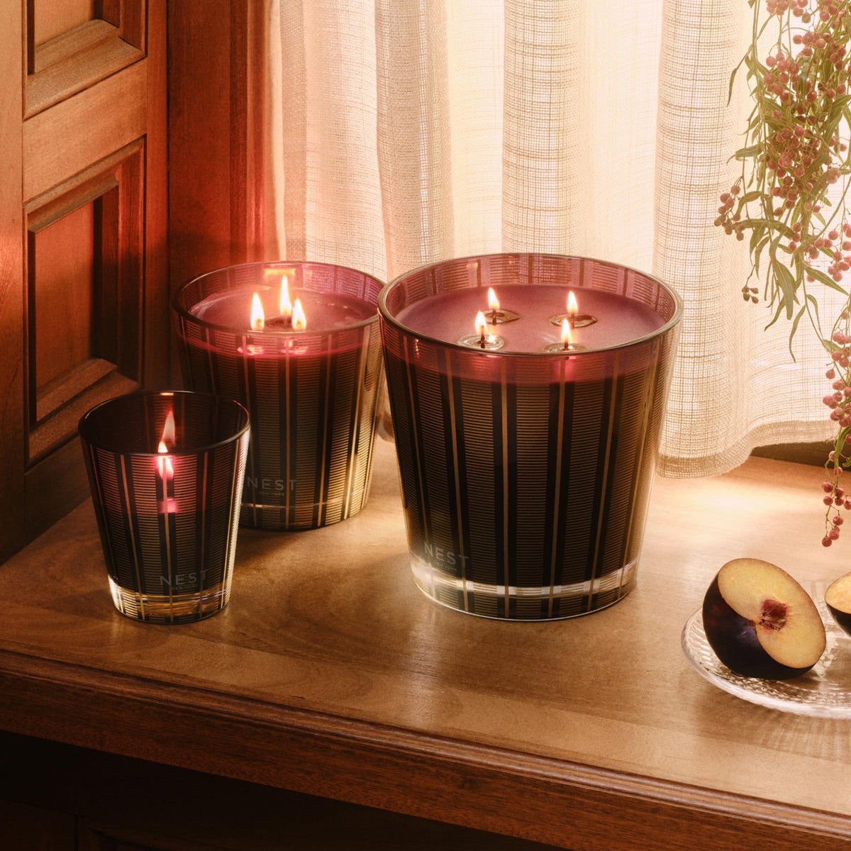 York Scented Classic Candle, Autumn Plum