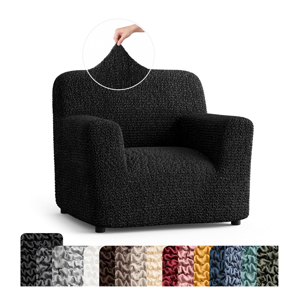 Premium Stretch Couch Covers for Sofa - Sofa Chair Cover Washable, Dogs & Pets Friendly - Elastic Polyester Loveseat