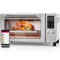 Bravo Air Fryer Toaster Smart Oven, 10-in-1 Countertop Convection, 1800 Watts, 21-Qt Capacity, 50°-450°F Temp Controls