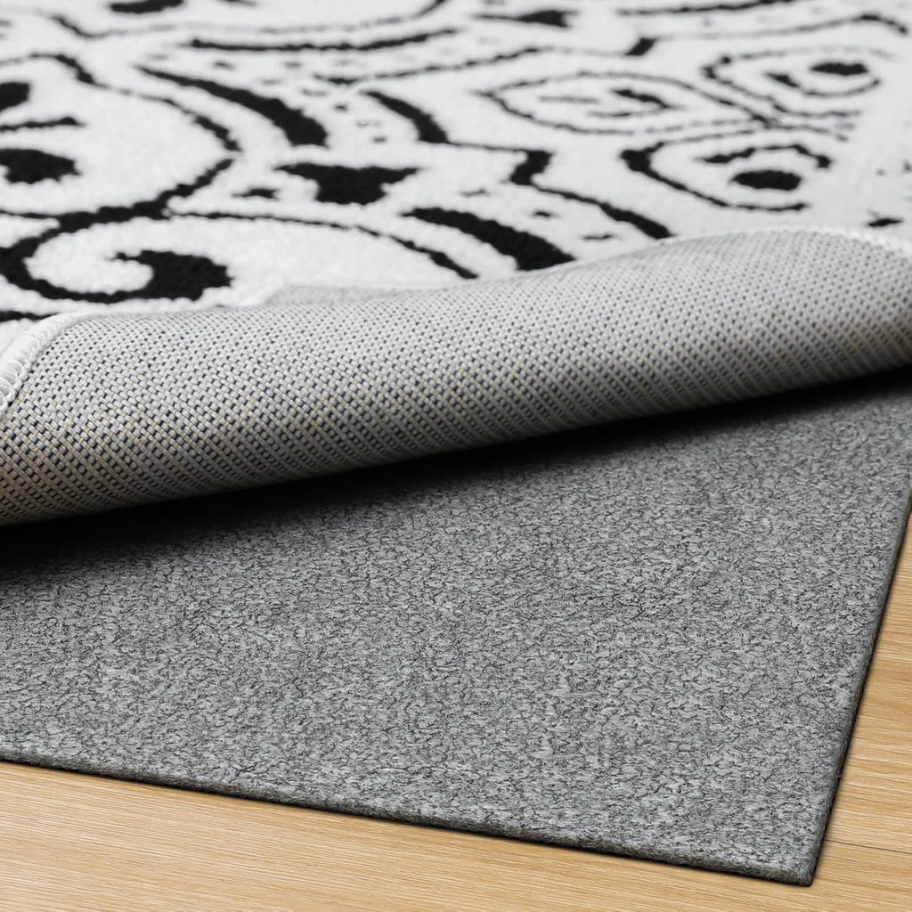 5' x 7' Non Slip Rug Pad, 1/8" Felt Rubber Protective Padding - Set of 35