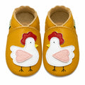 Baby Leather Moccasins,Ochre-Chick