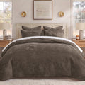 Velvet Quilt Set, Luxury Velvet Comforter Bedding