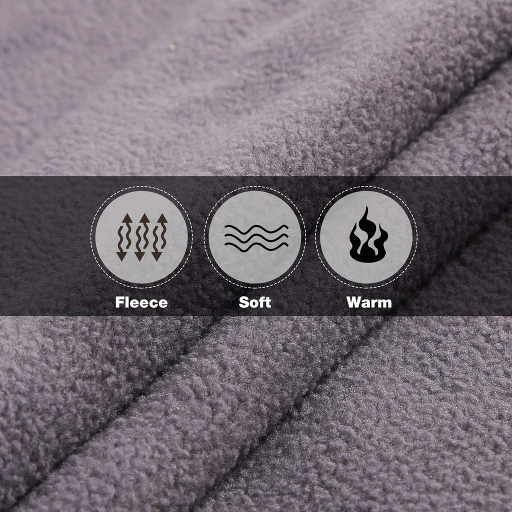 Large Waterproof Stadium Blanket for Cold Weather, Soft Warm Fleece Camping Blanket Windproof for Outdoor Sports