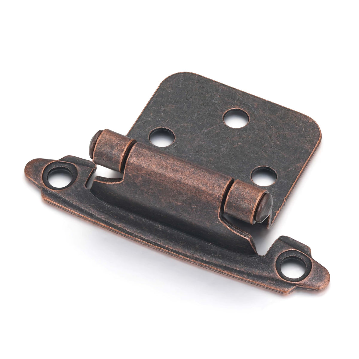 Oil Rubbed Bronze Kitchen Cabinet Hinges, 1/2" Overlay, 10 Pack