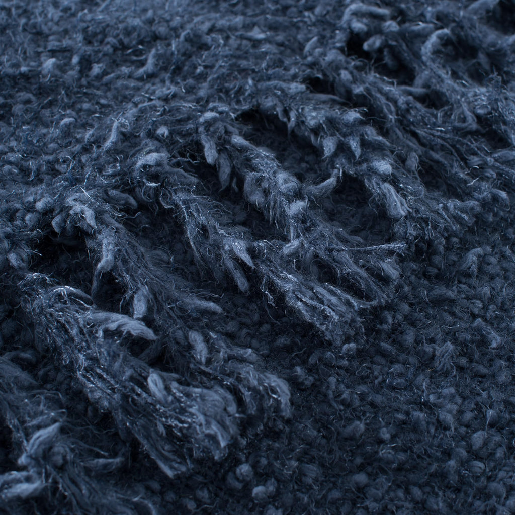 Soft Knit Throw Blanket for Couch with Tassels 60"x80"