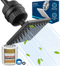 High Pressure Filtered Shower Head with Filters for Hard Water Combo