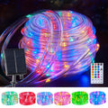 Solar String Lights Outdoor Waterproof, 39FT 100LEDs, Multicolor
