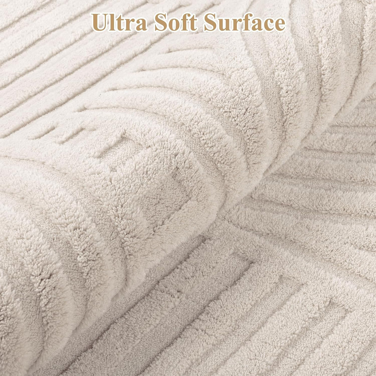 Area Rugs, Modern Non Slip Washable Rug, Beige