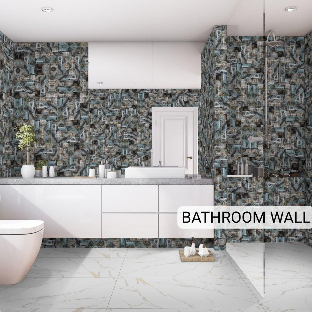 Oasis Tile Magical Forest Champinion Brown | 3x12 Glossy Glass Subway Tile