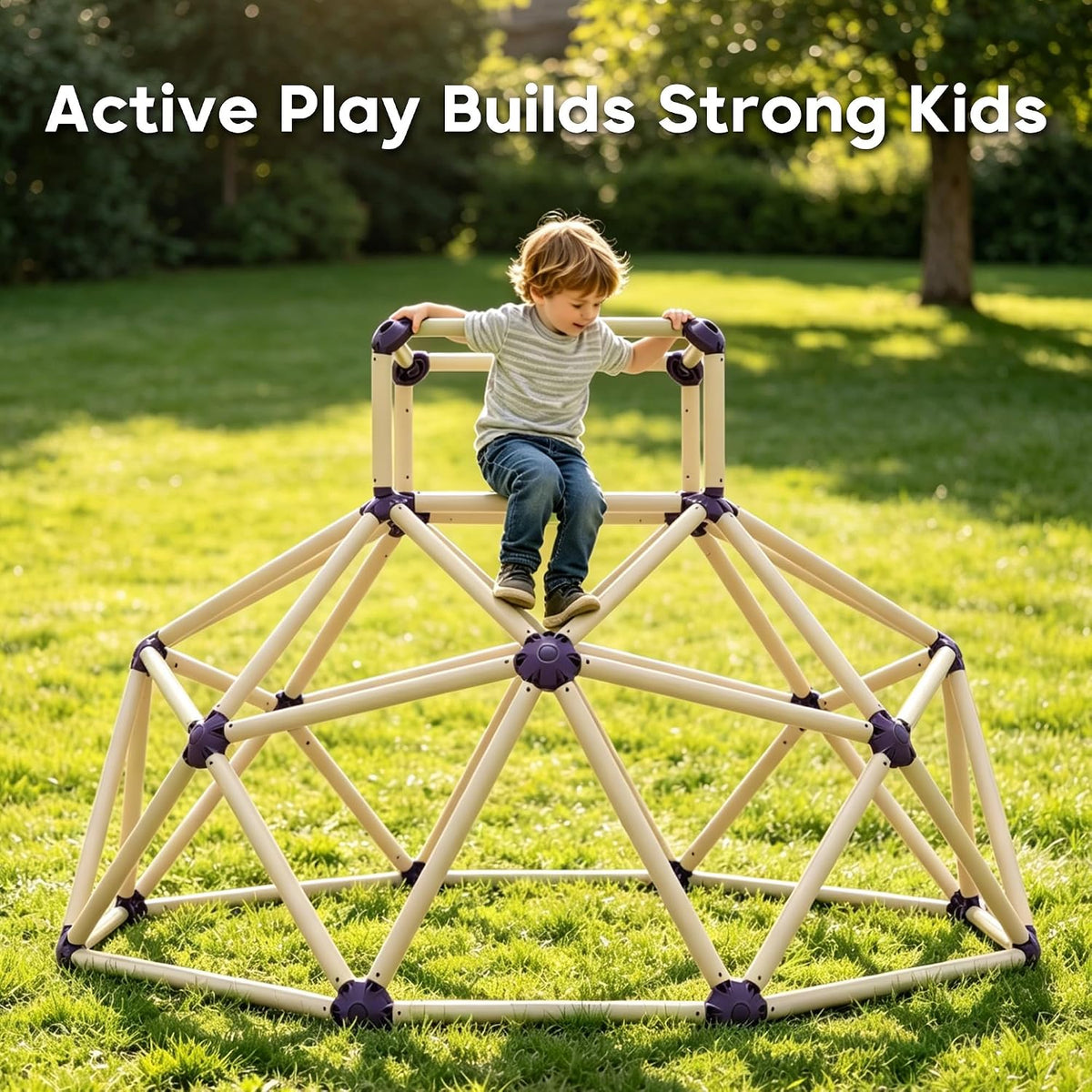Climbing Dome - Sturdy & Portable Jungle Gym for Kids, Backyard Playset for Toddlers, Active Outdoor Fun for Kids