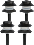 Plastic Path Stake Light (Black, 4 Pack)