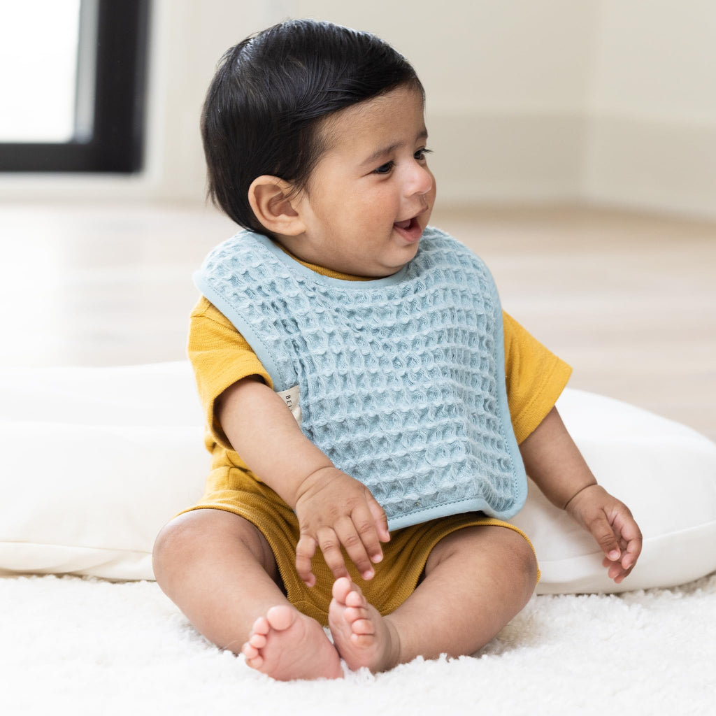 Baby Bibs and Burp Cloths Set, Fog