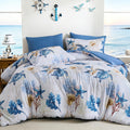 Coastal Comforter Set, Beach Ocean Bedding Bed in a Bag