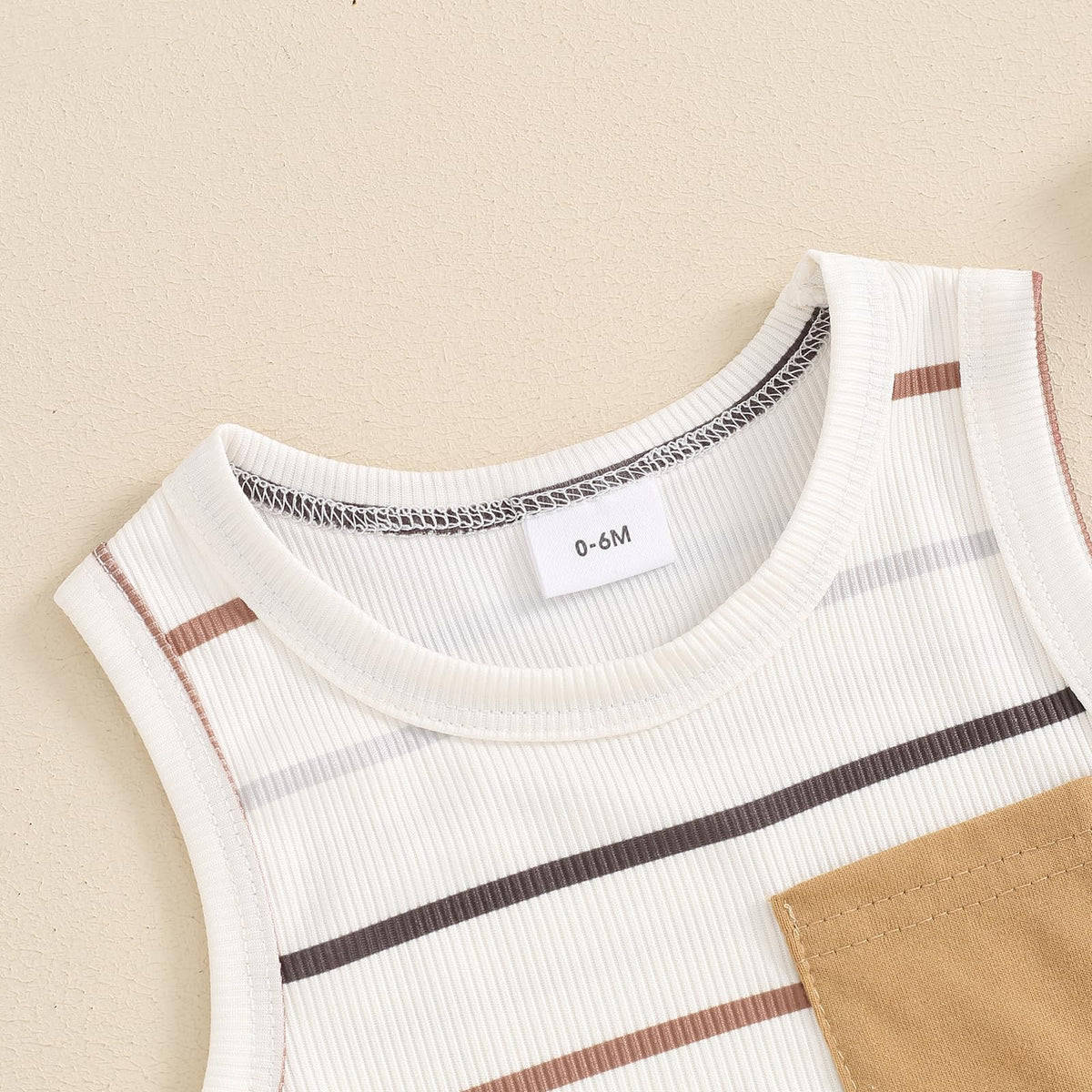 Baby Boy Clothes Casual Striped Tank Tops Camisoles and Shorts 2 Piece Newborn Boys Spring Summer Outfit Set