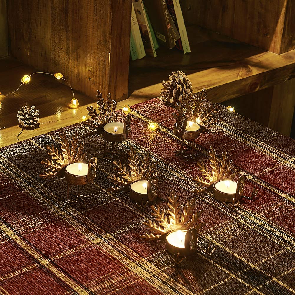 Metal Turkey Tea Light Candle Holders, Thanksgiving Candle Holder, Turkey Candle Holder, Metal Candle Holder