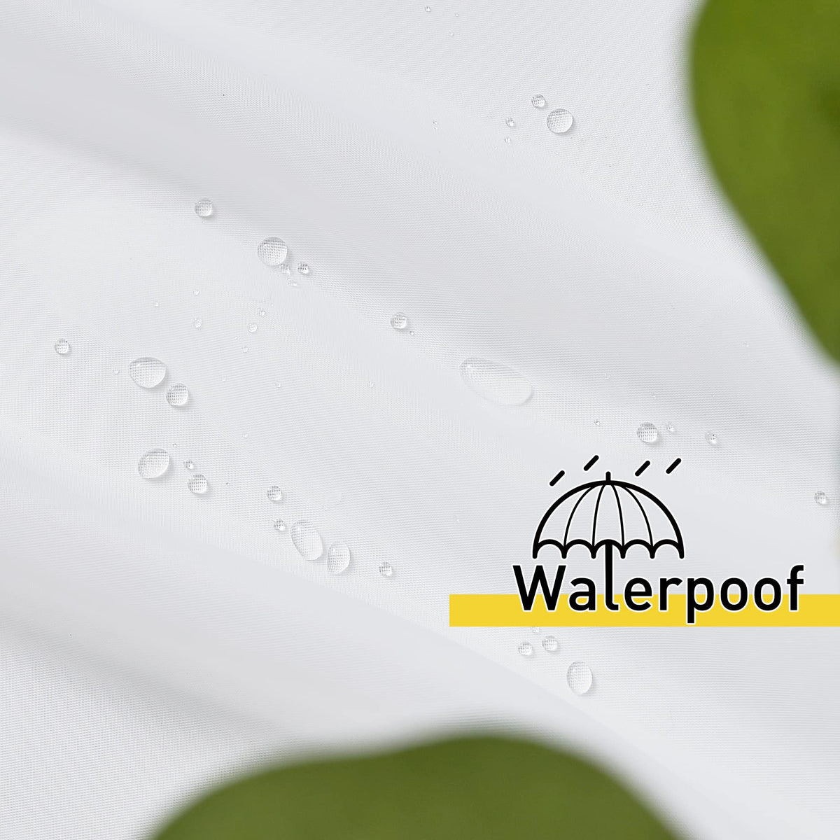2 Panels Sheer Outdoor Curtains Extra Wide Waterproof, Tab Top Indoor Outdoor Voile Sheer Drapes Airy with Light