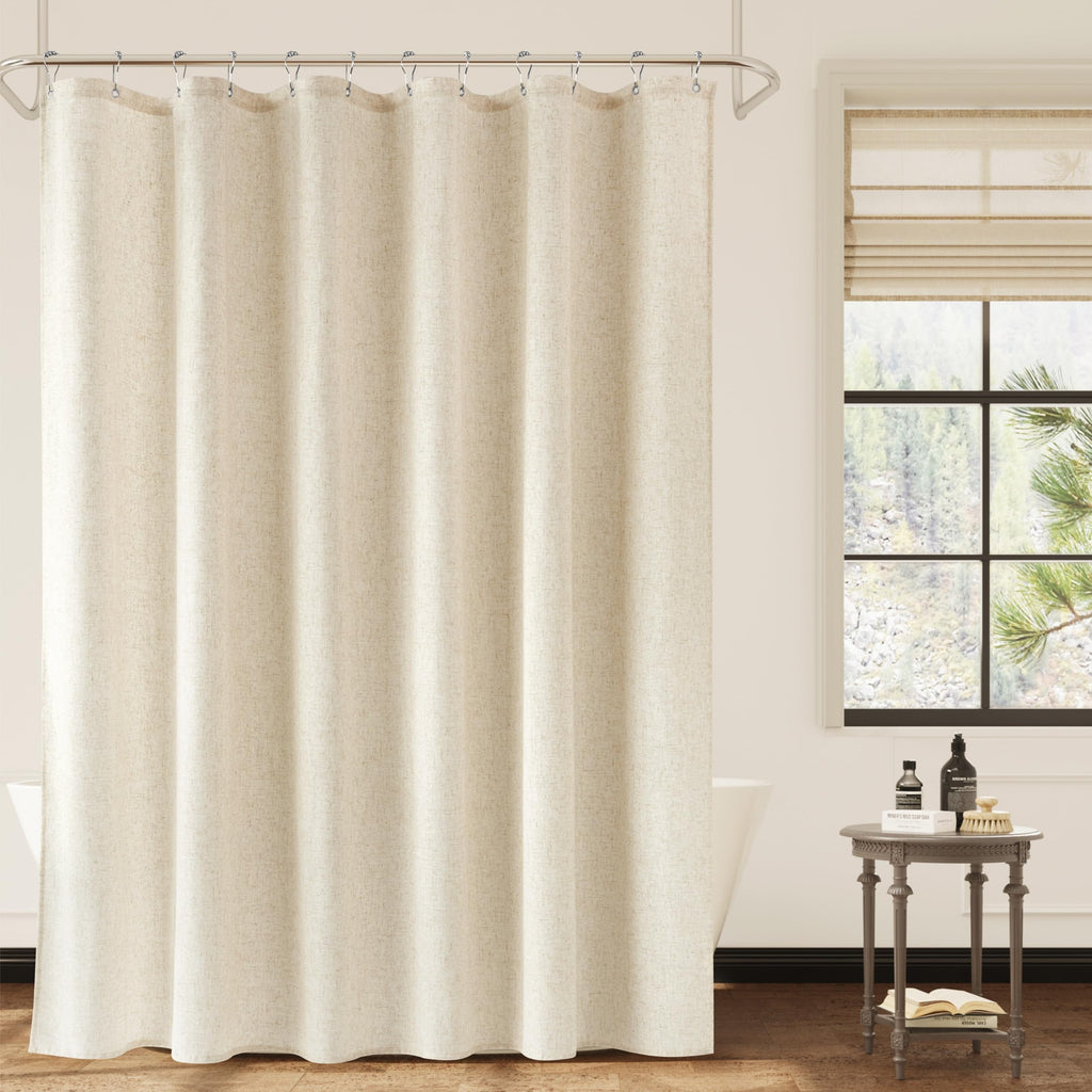 Linen 72 Inch Long Beige 1 Panel