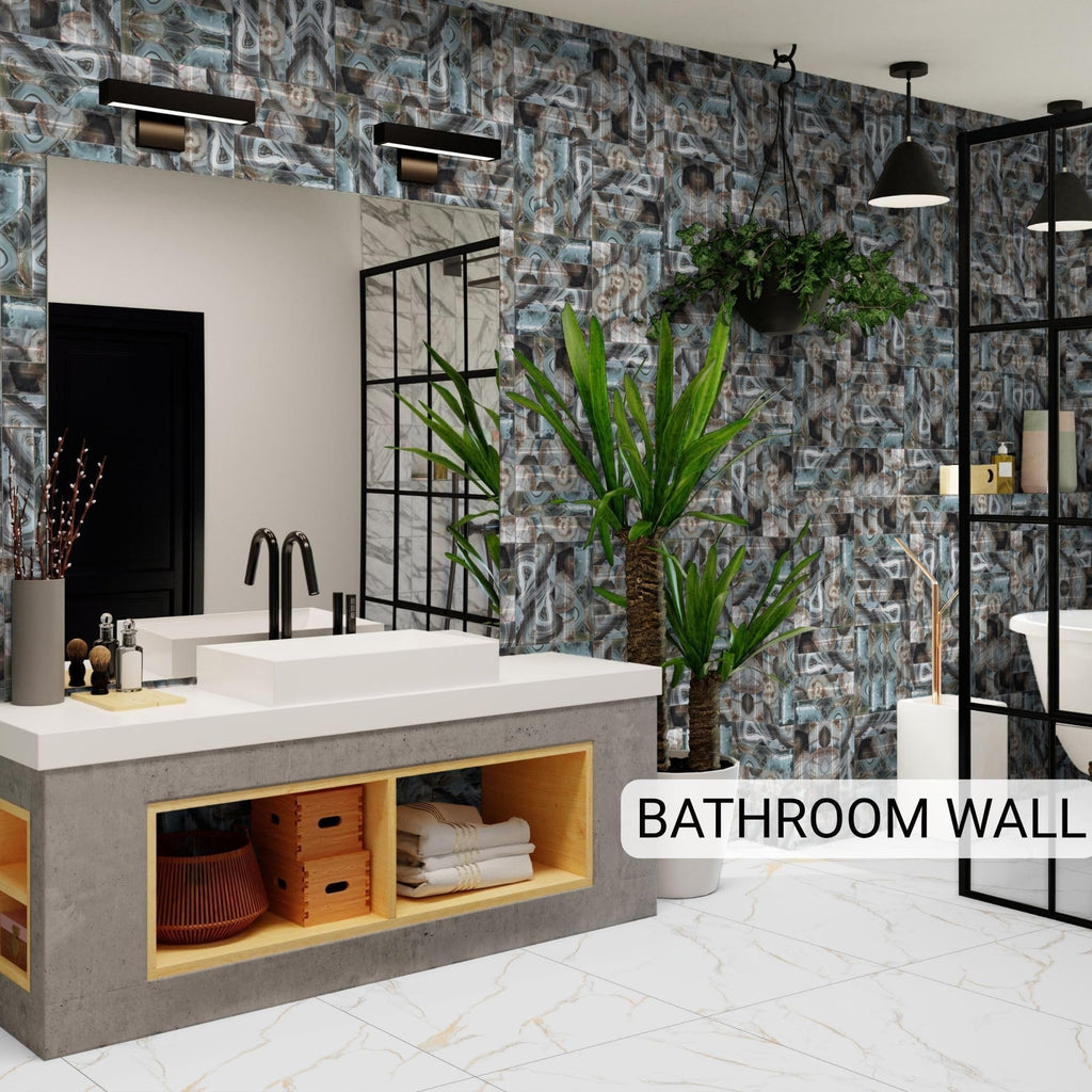 Oasis Tile Magical Forest Champinion Brown | 3x12 Glossy Glass Subway Tile