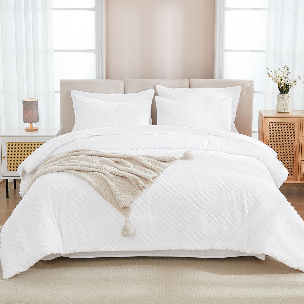 Oversized King Comforter 120x98, White