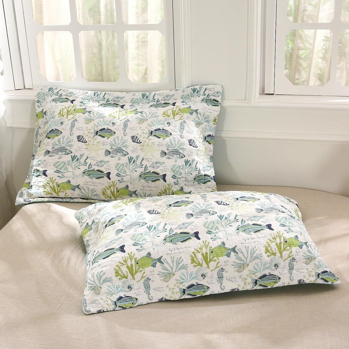 Quilt 3 Pieces Pre-Washed Cotton Coverlet Reversible All Season Lightweight Oversized Bedspread Summer