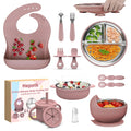 13PCS Baby Feeding Set, Removable Stainless & Silicone, Odor-Free