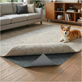 Felt Rug Pad, 3 x 5 Ft Rubber Non-Slip Rug Pad Gripper, Keep Rugs Secure and in Place, Extra Strong Under Carpet Mat