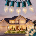 Christmas Lights Outdoor, 100Ft 100 LED Vintage C9 String Lights