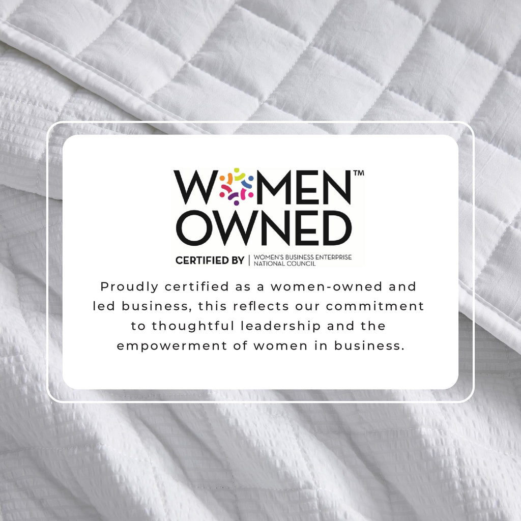 Quilt Set - 3-Piece Seersucker Box-Stitched Bedding Set - Soft, Lightweight, All-Season