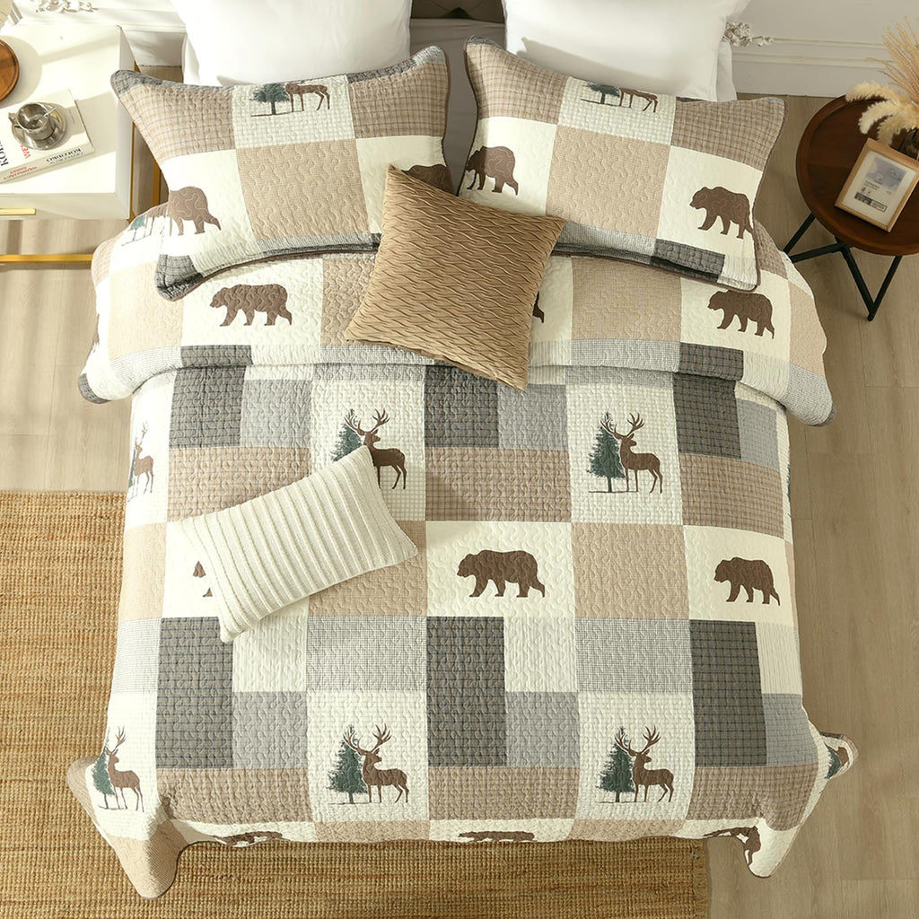 Quilt Set, 100% Cotton Lightweight Comforter