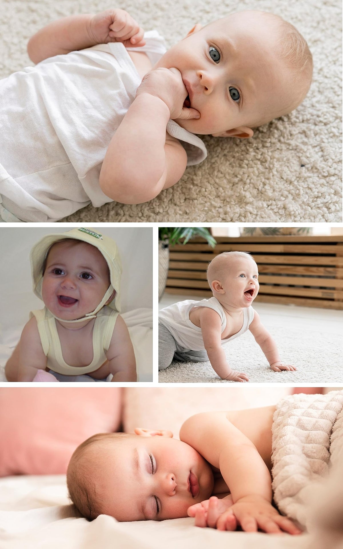Baby Tank Tops Boys, Girls, Unisex Sleeveless 100% Cotton Shirts