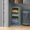 Cubic Extra Thick 2-Cube Closet Organizers and Storage, Sage Green