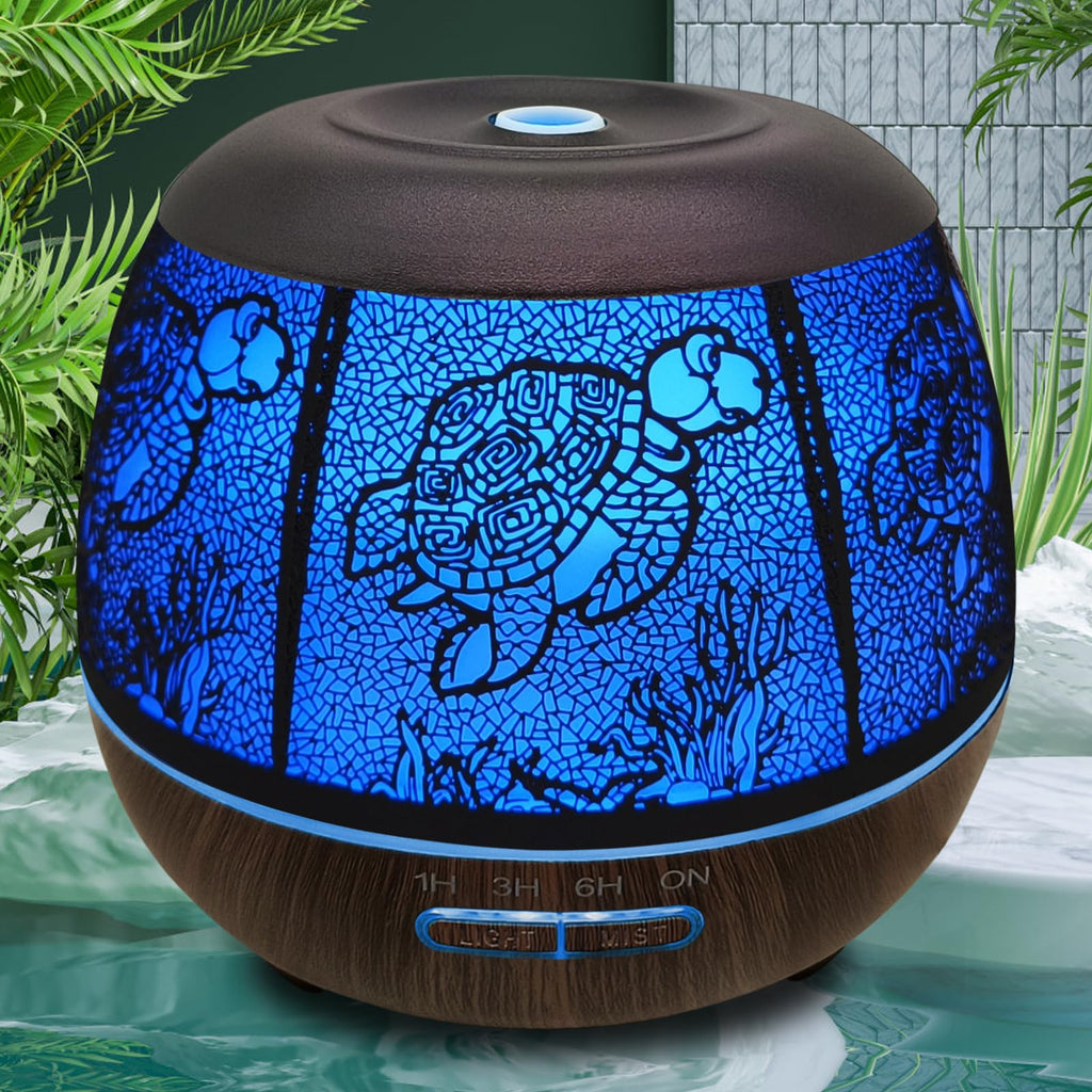 Turtle Essential Oil Diffuser Large Room, Metal Aromatherapy