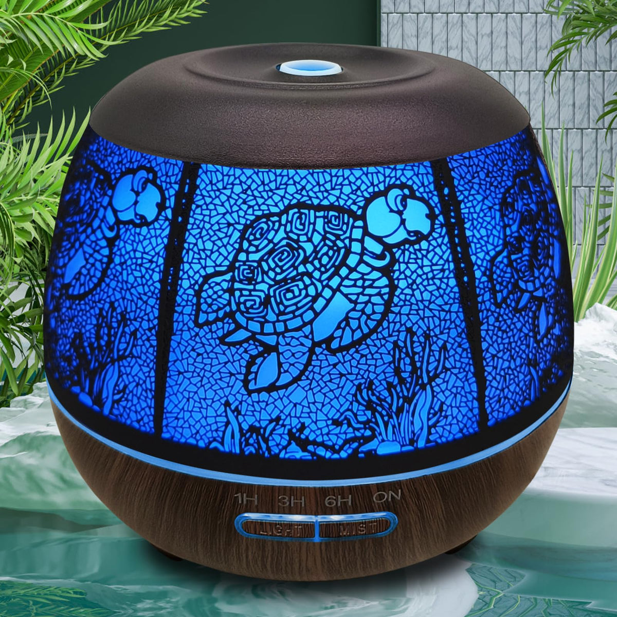 Turtle Essential Oil Diffuser Large Room, Metal Aromatherapy