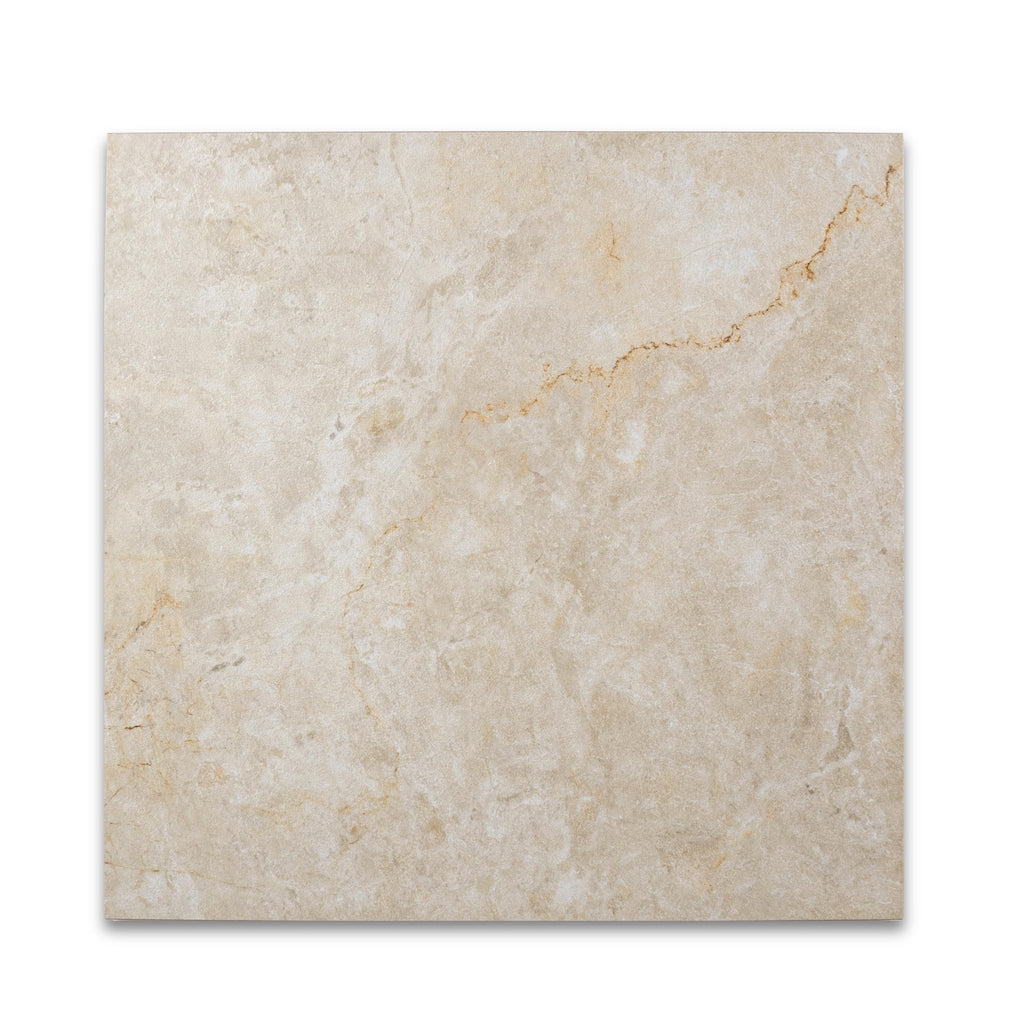 Palazzo Checkerboard | 12"x12" Porcelain Marble Look Floor & Wall Tile (Blanc/Crema, Carton)