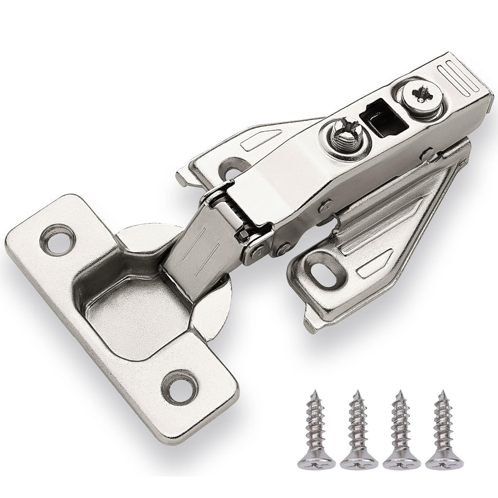 (30 PCS) Full Overlay Soft Close Cabinet Hinges Cabinets - 105° Face Frame Concealed Cabinet Door Hinge -3 Way