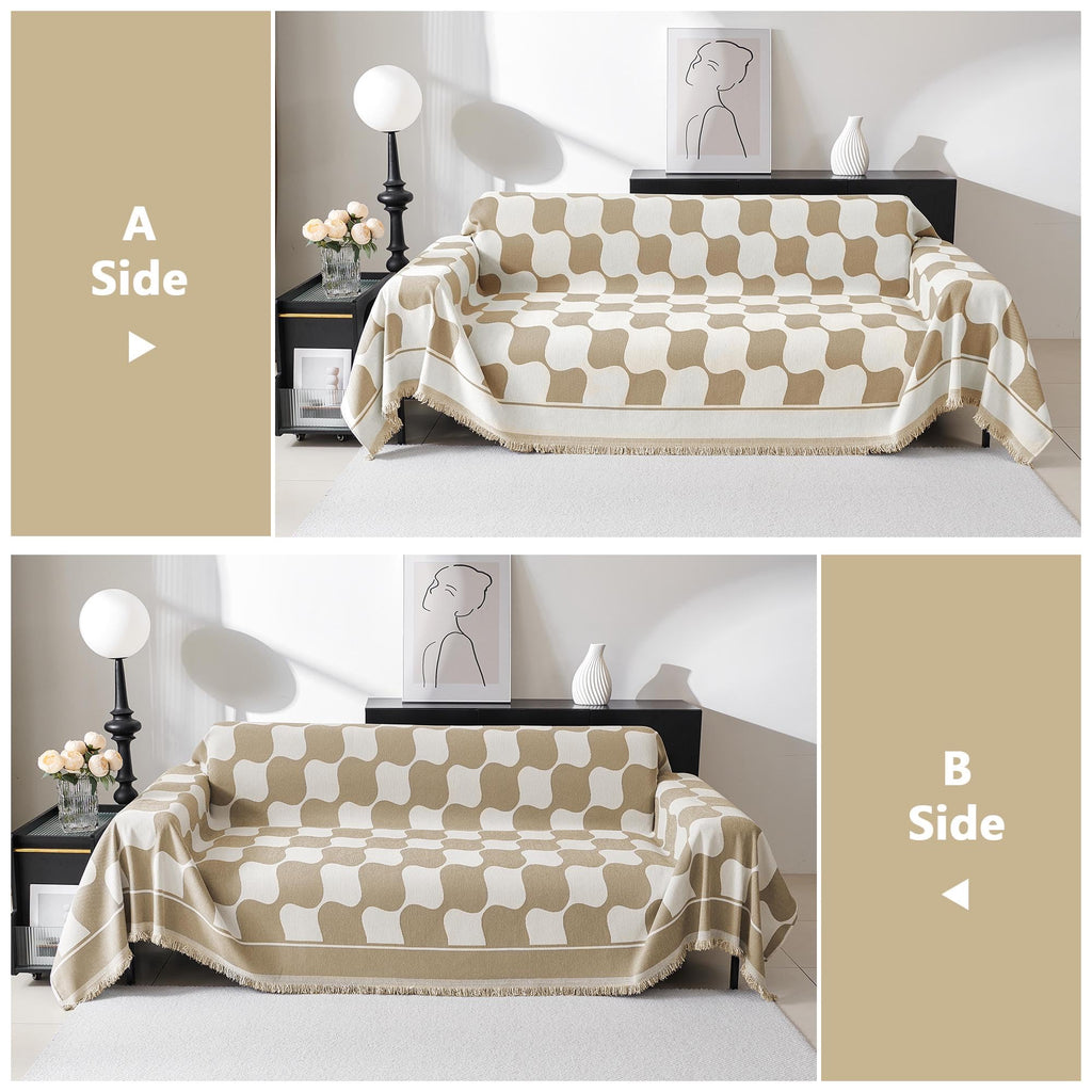 Sofa Cover Washable Sectional Couch Cover, X-Large Couch Slipcovers for Reclining Couch 2 Seat, Washable Sofa
