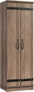 HomePlus 2-Door Farmhouse Storage Cabinet/Pantry cabinets, Salt Oak Finish
