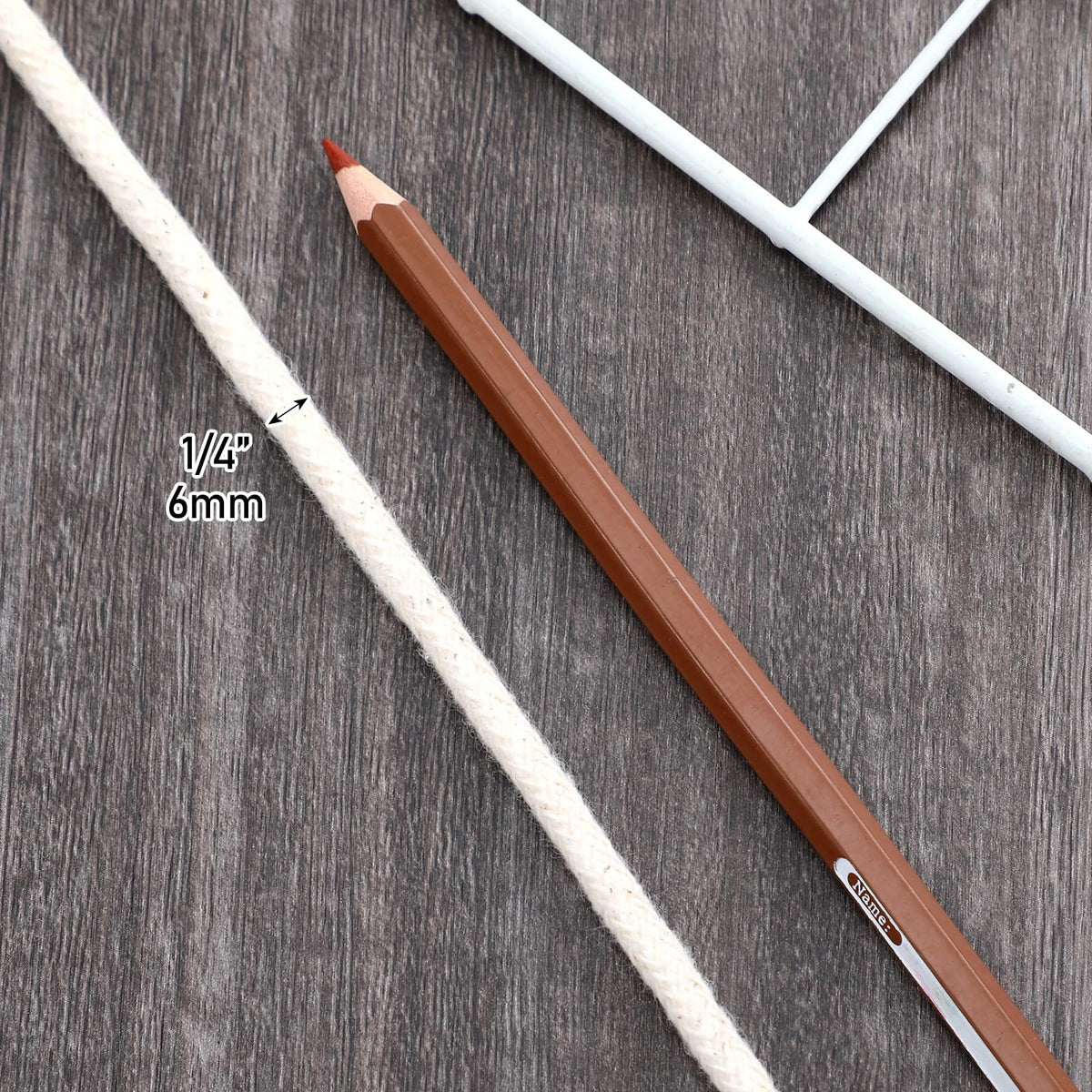 1/4" Cotton Piping Cord 6 Mm for Sewing and Crafts,46 Yds