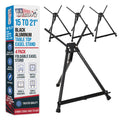 Tabletop Easel for Painting - 15" to 21", Black, Pack of 4