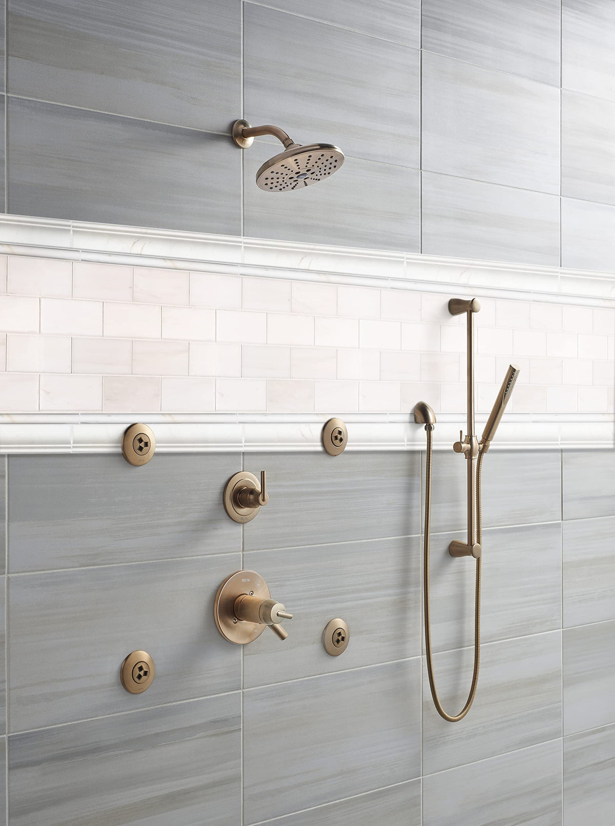 Marble Trim | Bianco Dolomite Pencil Molding 3/4 in. x 12 in. Wall Tile