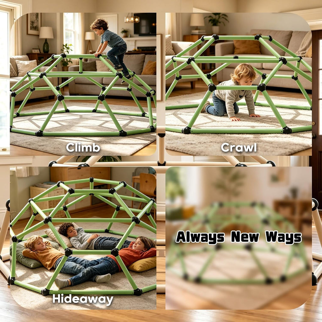 6.5FT Climbing Dome, Kids Outdoor Toys, Geometric Dome Climber