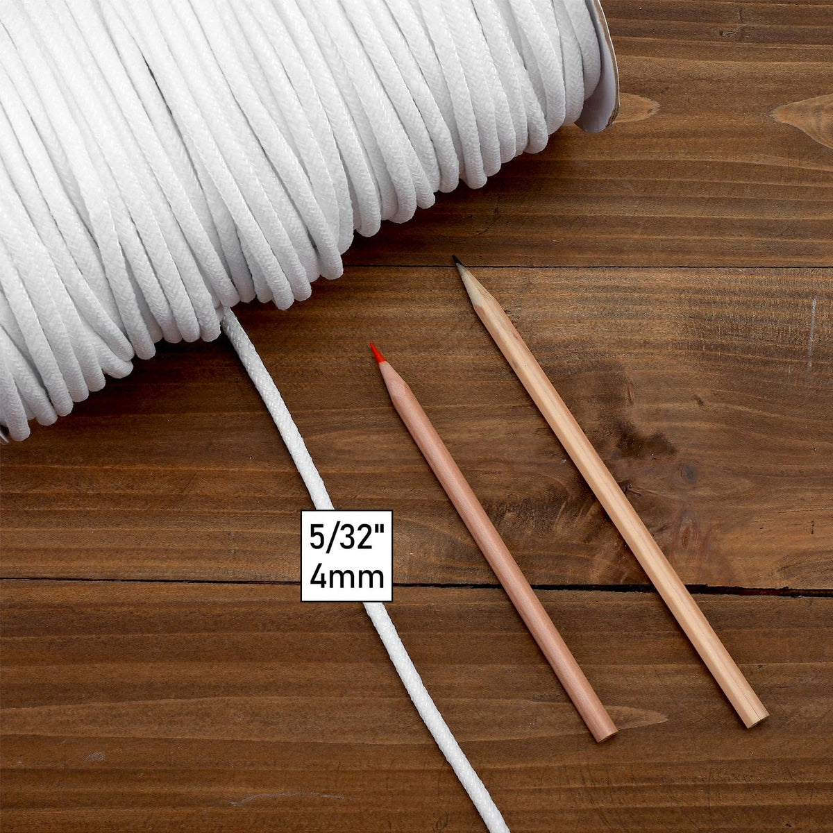5/32" Firm Synthetic Upholstery Welt Cord Braided Cording for Sewing Synthetic Cord for Upholstery Pillows Welting