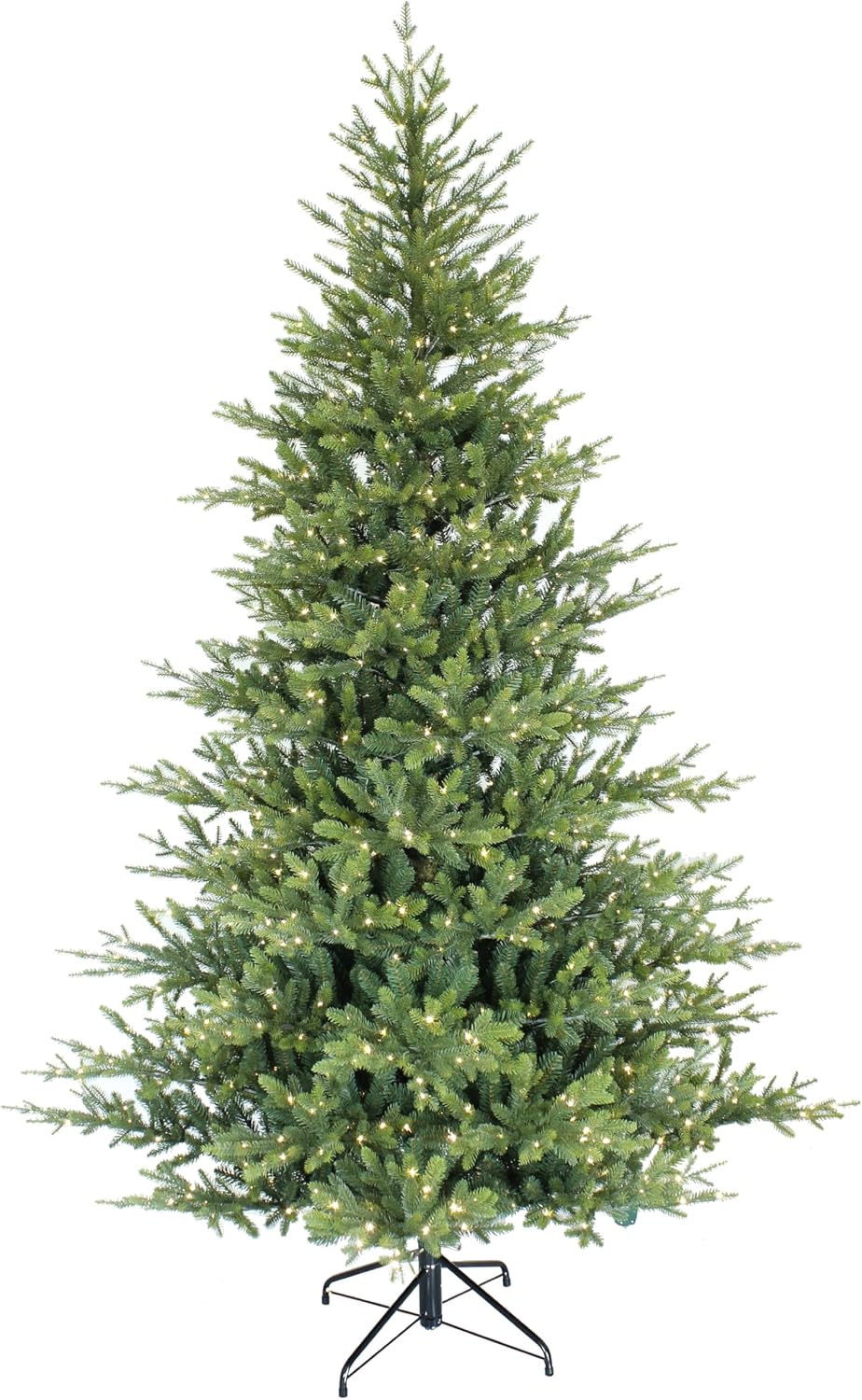 7.5 Foot Pre-Lit Alberta Spruce Artificial Christmas Tree with 1,000 Warm White LED Lights