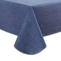 Vinyl Tablecloth with Flannel Backing Rectangle Waterproof Oil-Proof Plastic Table Cloth Wipeable PVC Table Cover for