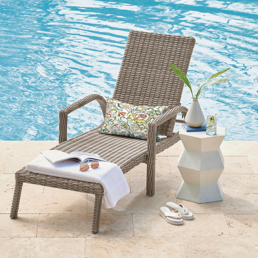 Pack of 2 Outdoor Waterproof Lumbar Pillow Covers Only, 12x20 Rectangle Decorative Double Printed Pillow Cases Couch