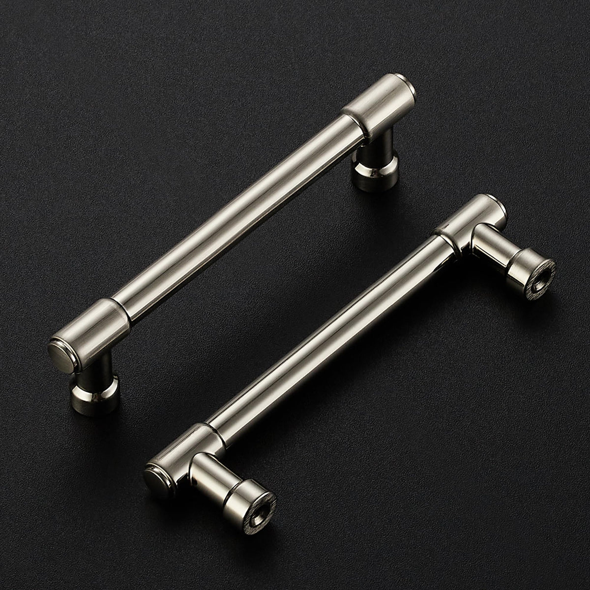Brushed Nickel Kitchen Pulls Cabinet Handles 4 Inch 20 Pack