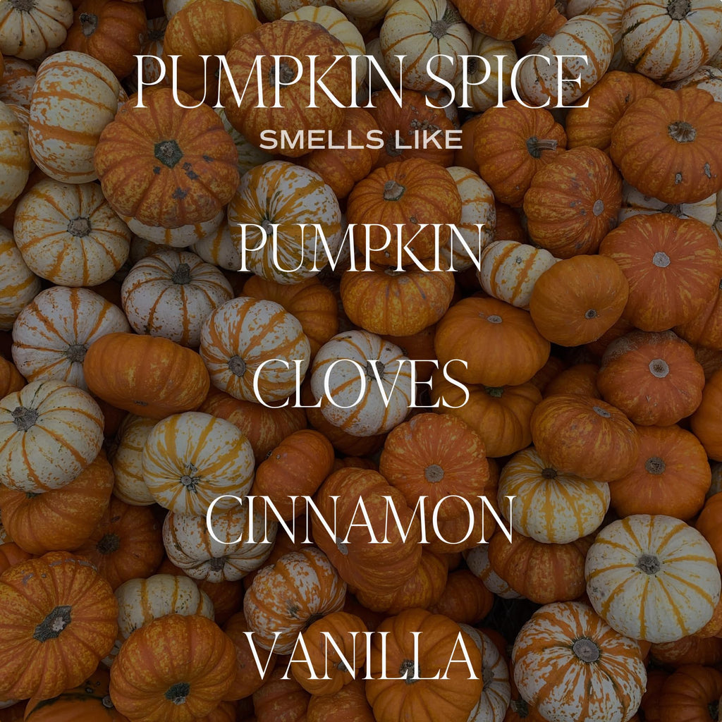 Pumpkin Spice Candle, 9oz Amber Glass Jar, Fall
