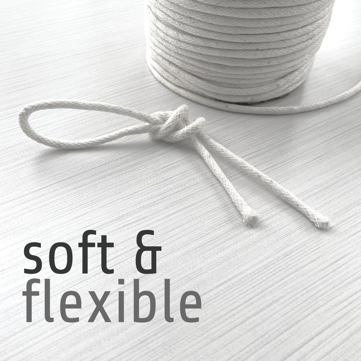 6/32" (3/16") Cotton Piping Cord, Size 1 (70 yds)