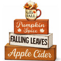 Fall Decorations, Thanksgiving Table Decor Maple Leaf Wooden Sign